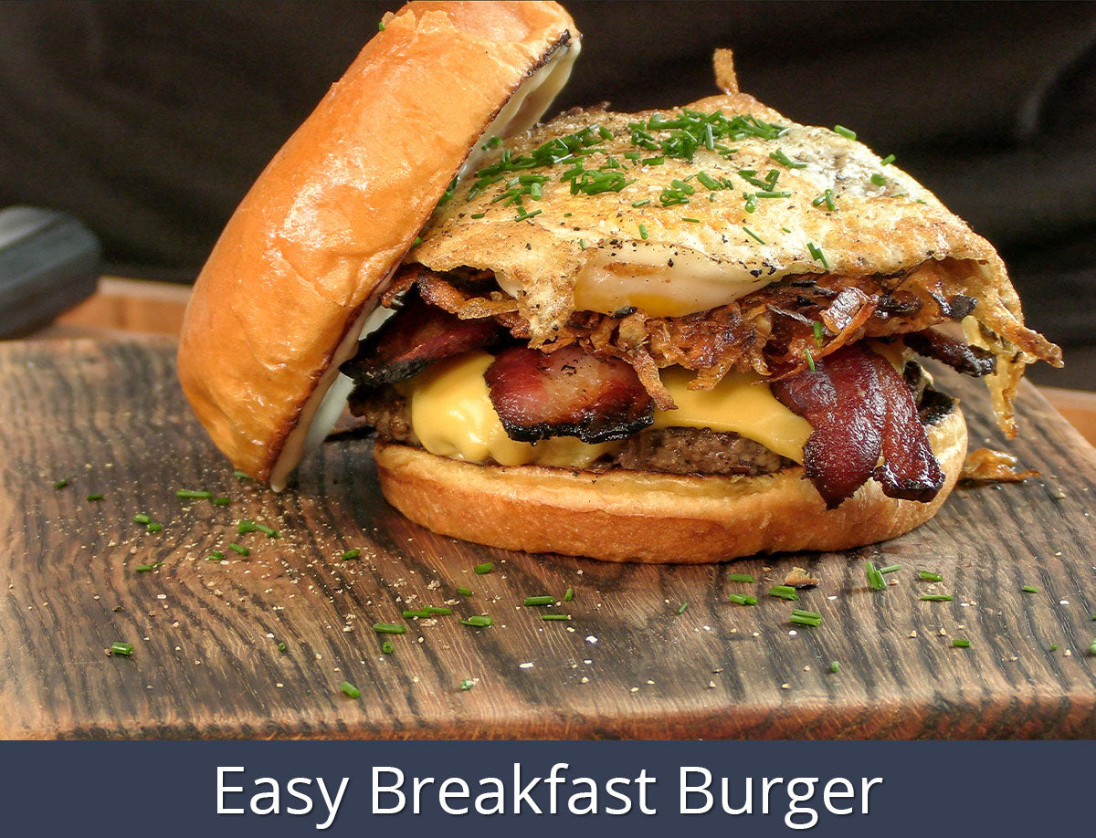 Easy Breakfast Burger Recipe | SnS Grills