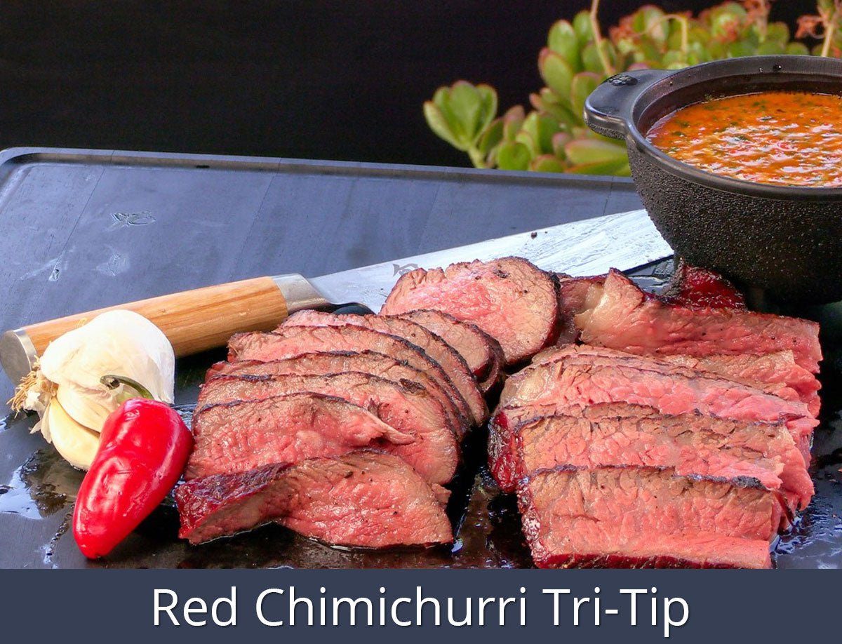 Grilled Tri-Tip with Red Chimichurri Recipe | SnS Grills