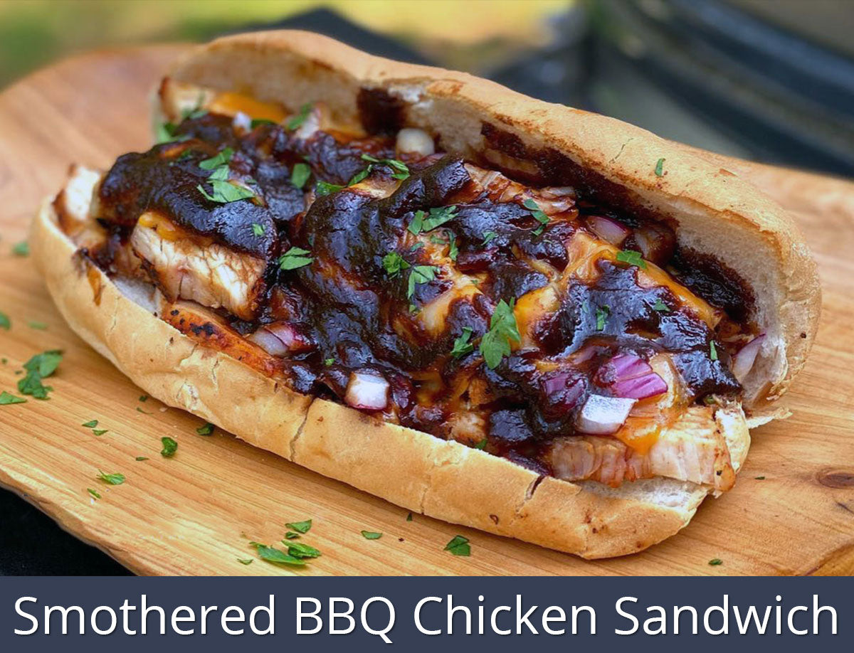 "Smothered BBQ Chicken Sandwich