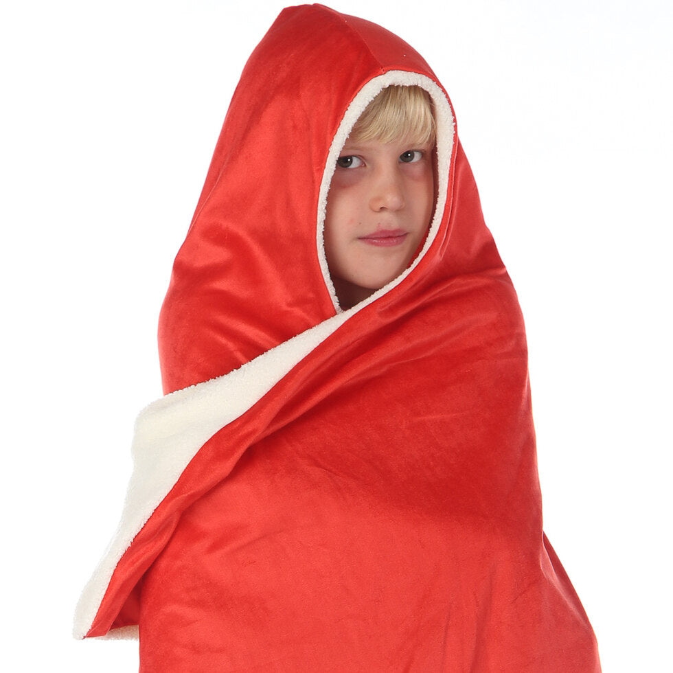 Superman Personalised Deluxe Kids Hooded Blanket FIREBOX