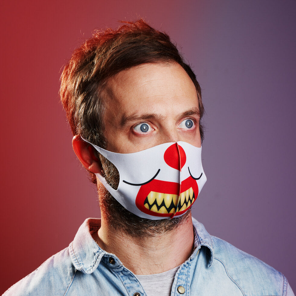 Scary Clown Reusable Face Mask | FIREBOX®