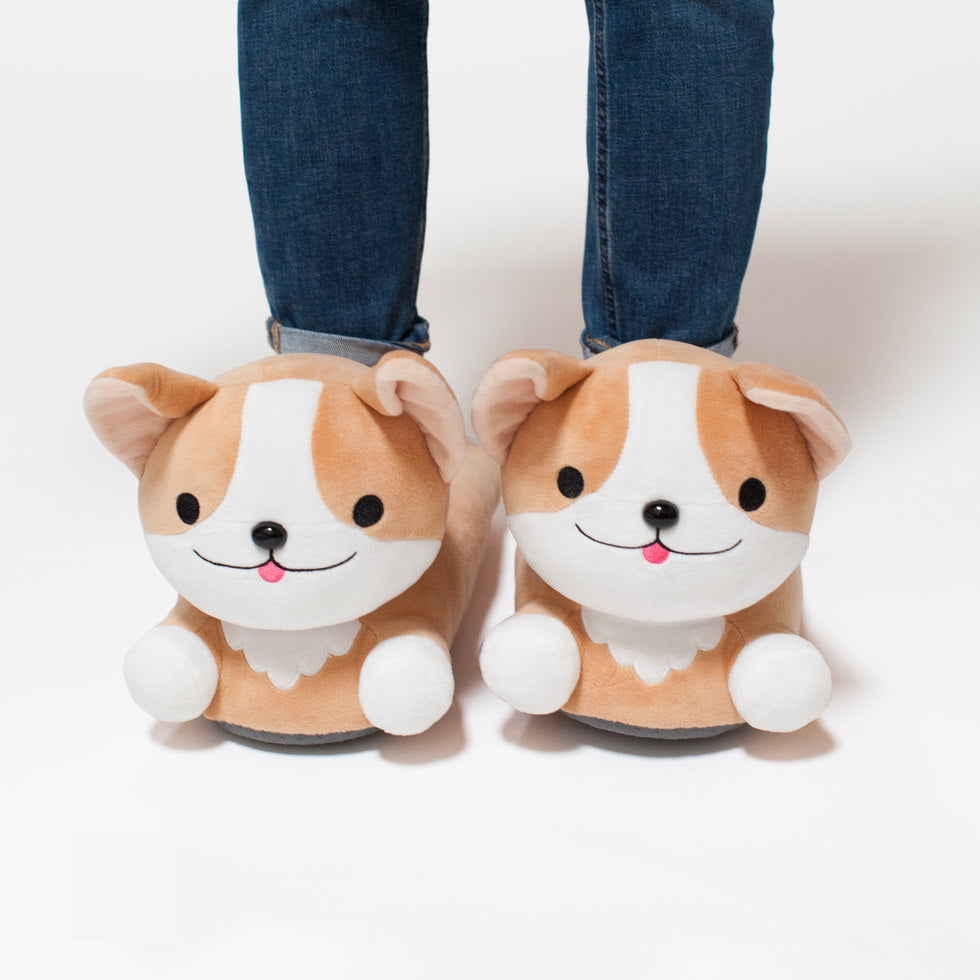 Milo the Corgi Heated Slippers | FIREBOX®