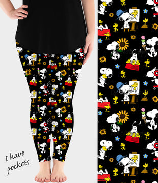 RTS - Life of a Pup Leggings w/ Pockets
