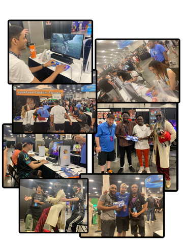 Collection of images from our booth at EVO