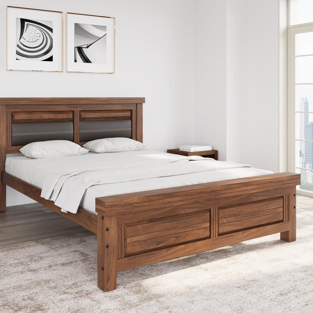 Buy Dexter King Bed Without Storage (Cappucino)Online- @Home by ...