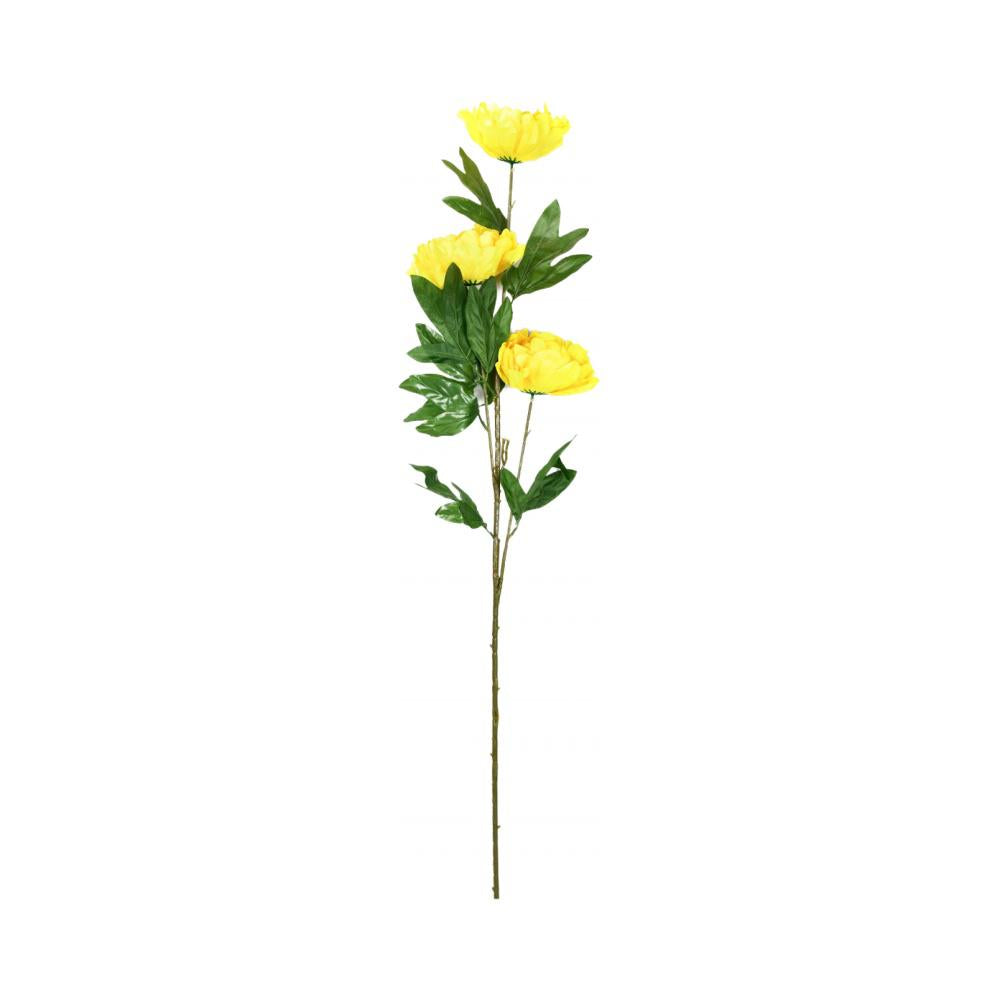 Buy Peony Artificial Flower Stick (Yellow) Online- @Home by Nilkamal |  Nilkamal At-home @home