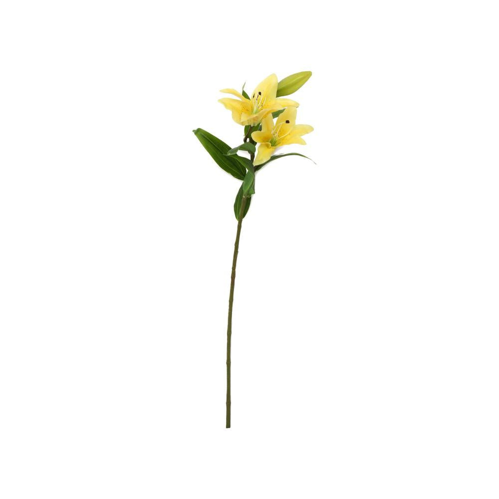 Buy Artificial Lily Flower Stick (Yellow) Online- @Home by ...