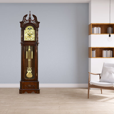 Buy Stag Pendulum Wall Clock (Brown) Online @Best Price