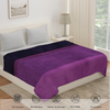 220 cm x 240 cm Gradation Flannel Double Blanket (Purple)