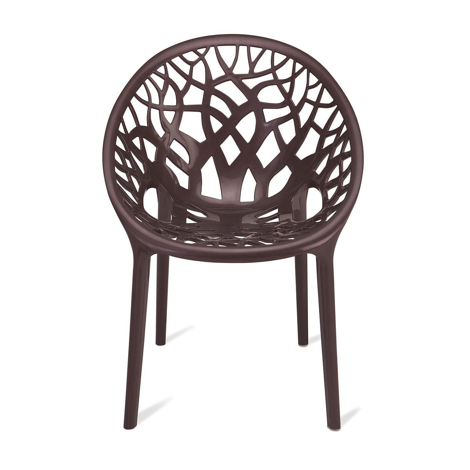 plastic chair brown colour