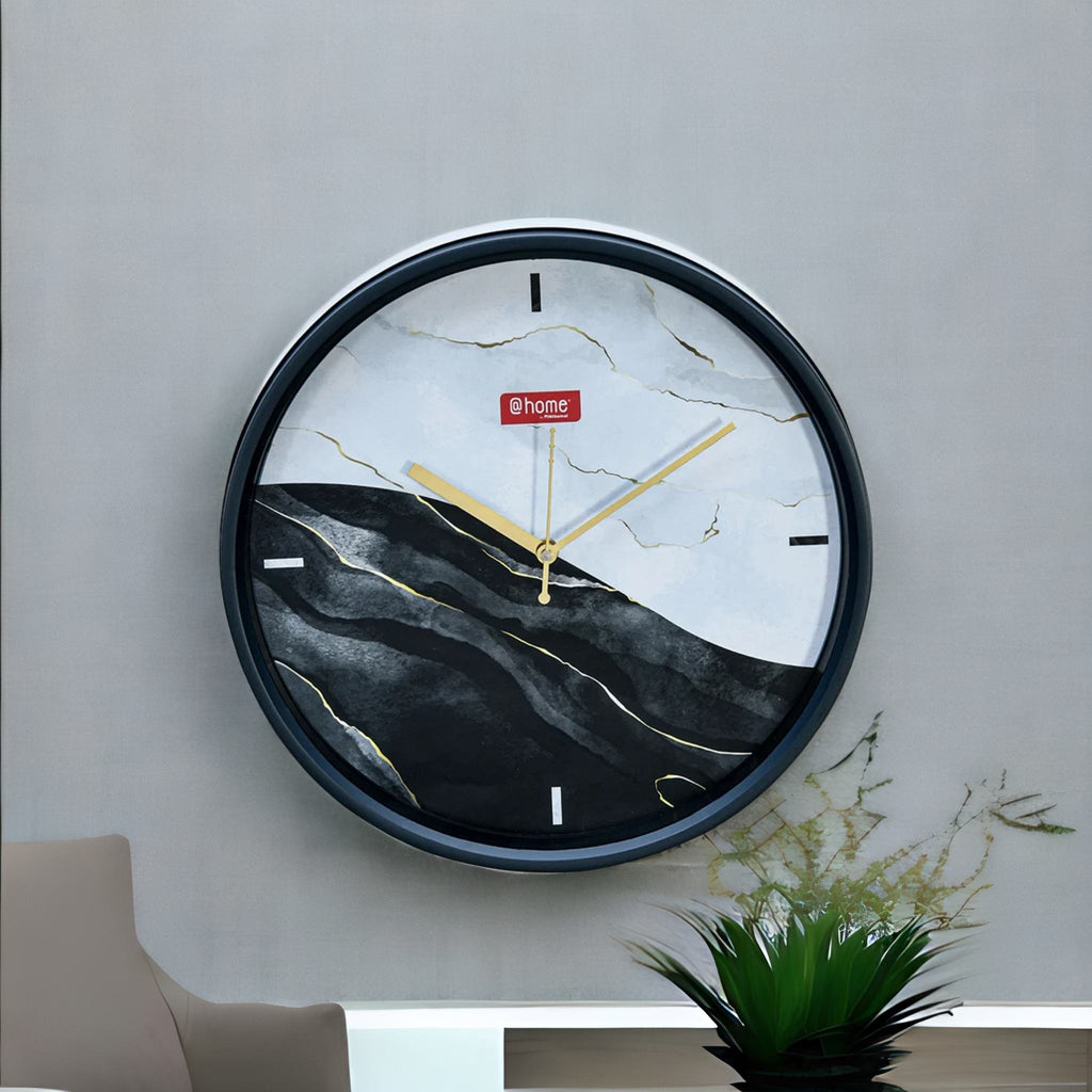 Buy Cocoon Analog Wall Clock (Rust & Beige) Online- @Home by