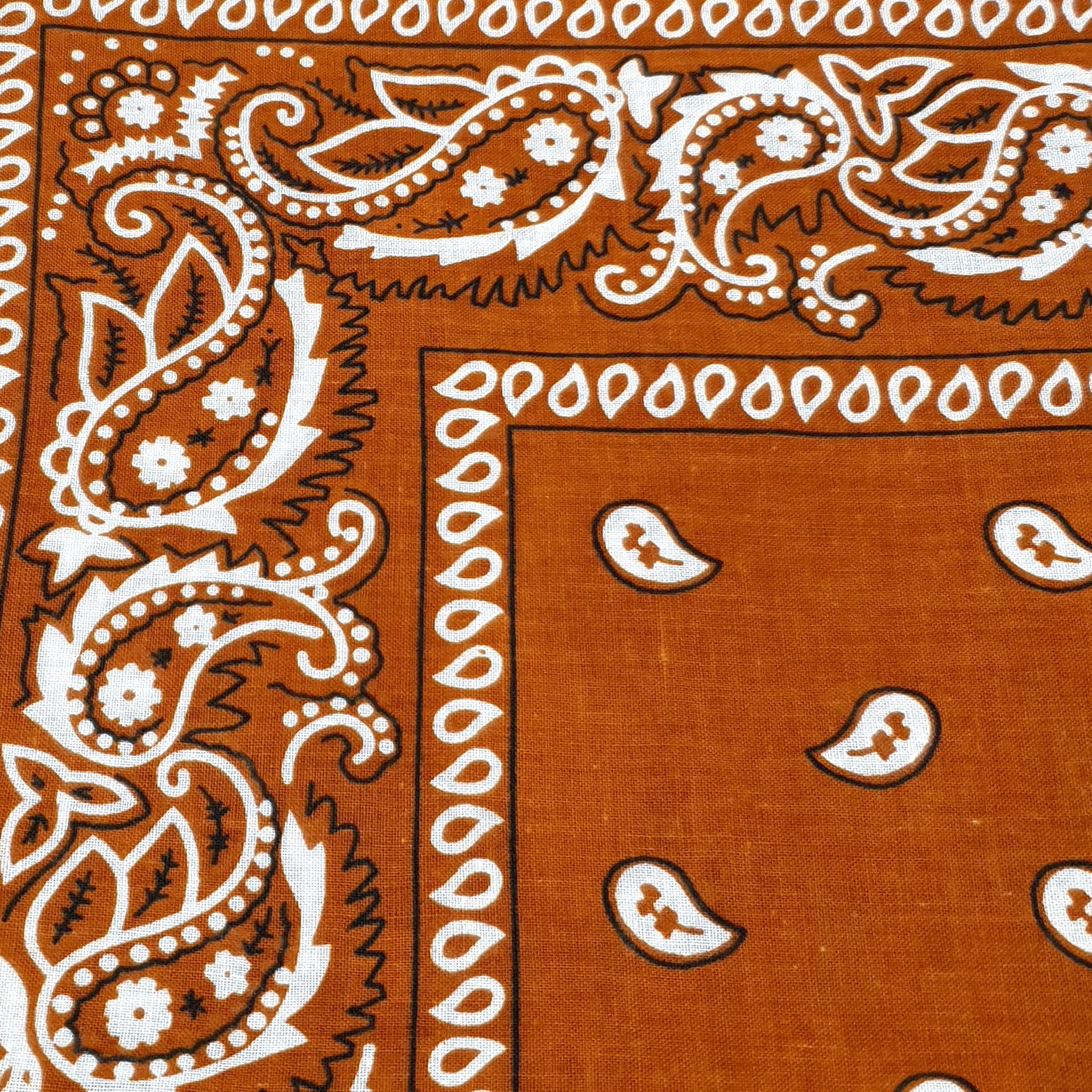 Bandanas | Tan Paisley Bandana Headwrap Mens & Womens | Shyface