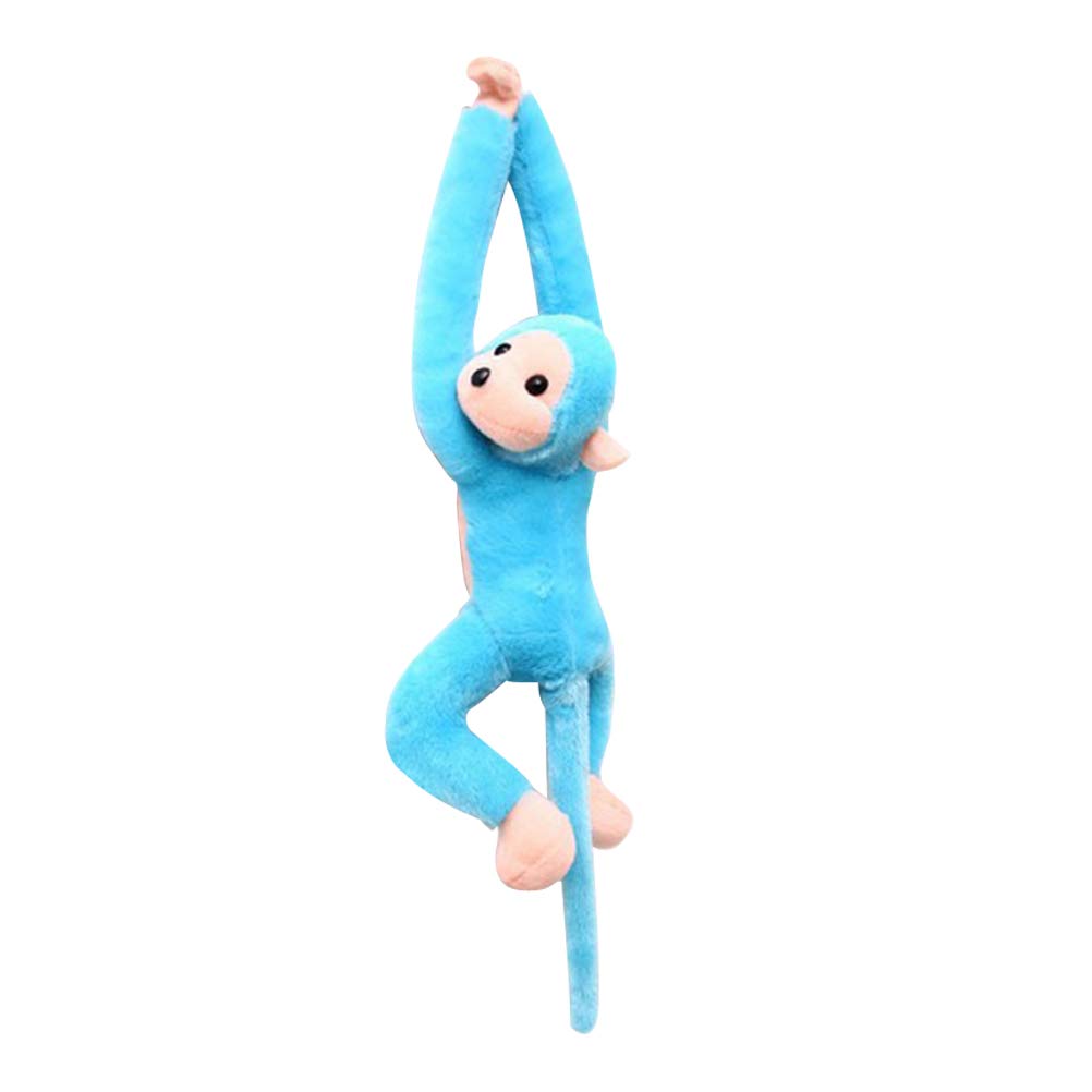 peluche singe bleu