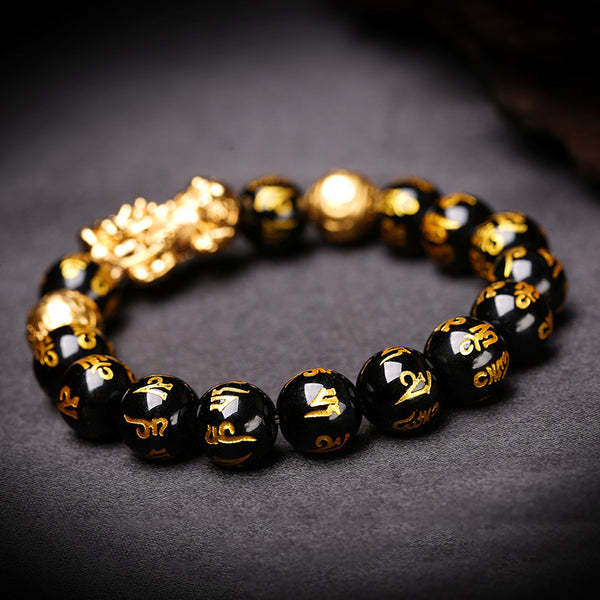 feng shui black obsidian bracelet