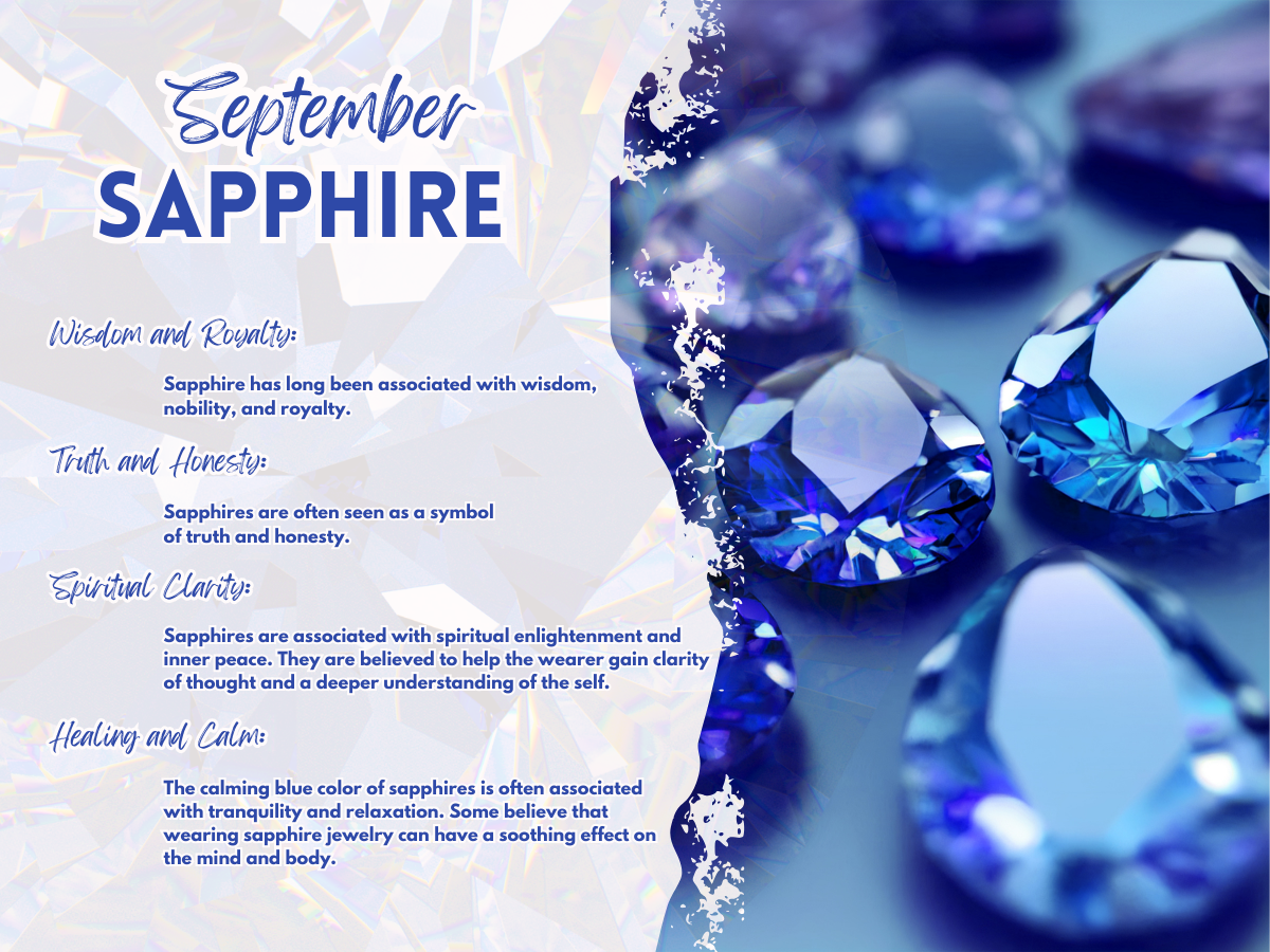 A beautiful sapphire gemstone reflecting shades of blue.