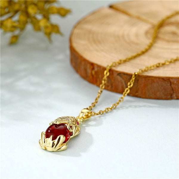 garnet necklace