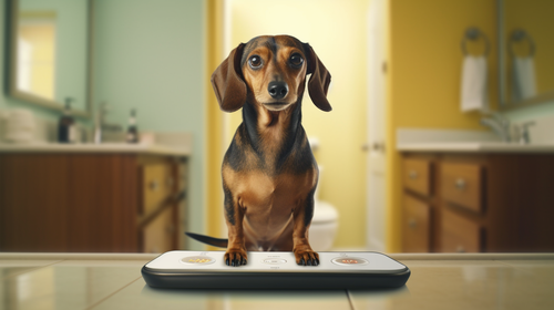 how can i weigh my dog at home