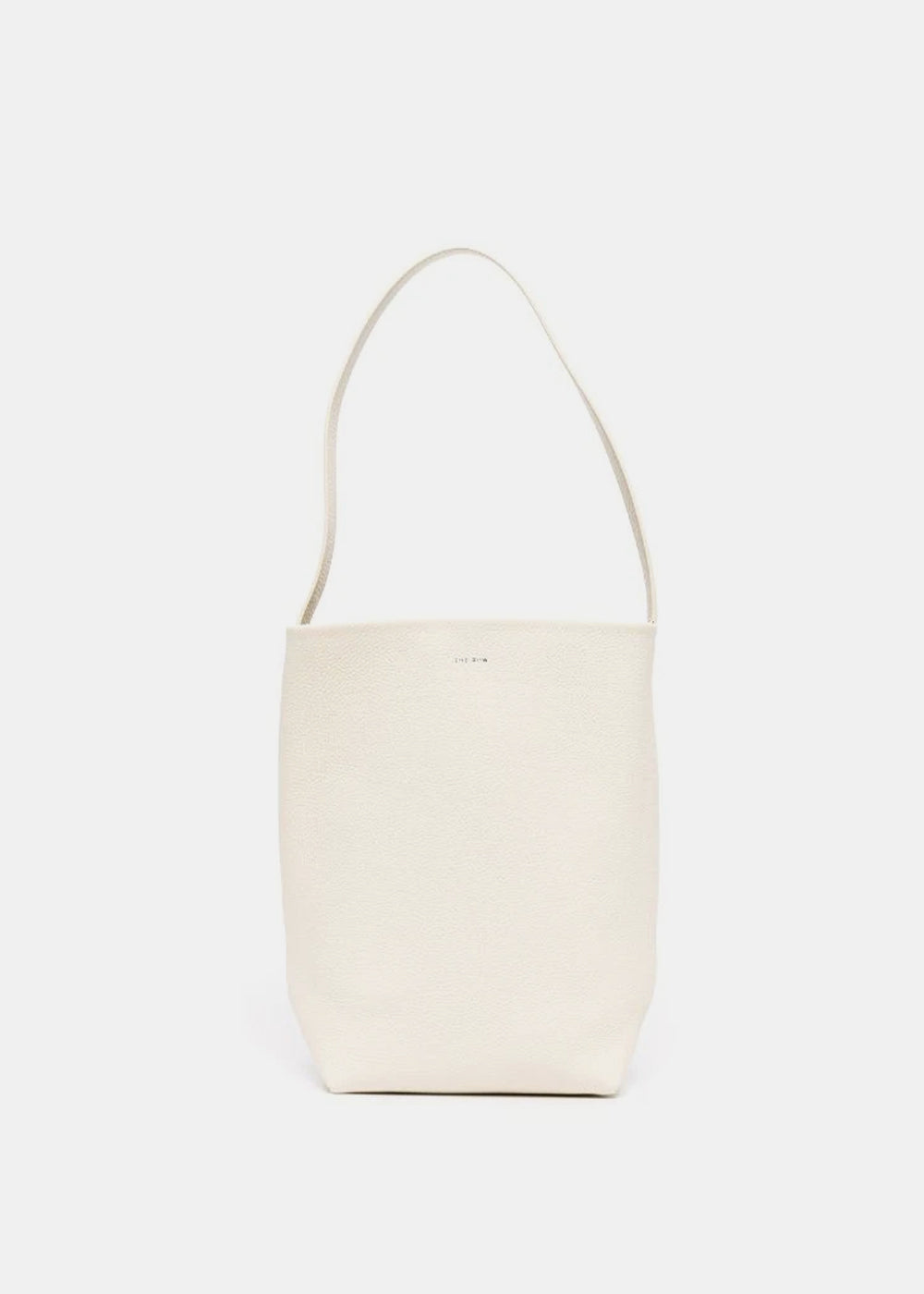 The Row Ivory Medium N/s Park Tote In Ivory Pld