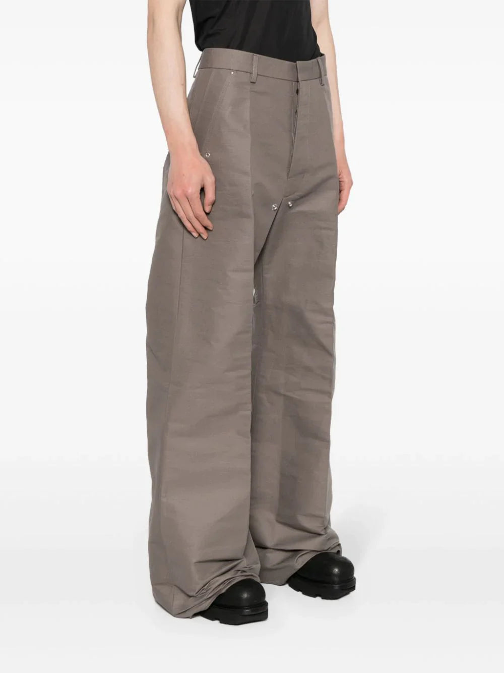 Shop Rick Owens Men Tailored Belas Pants In 34 Dust