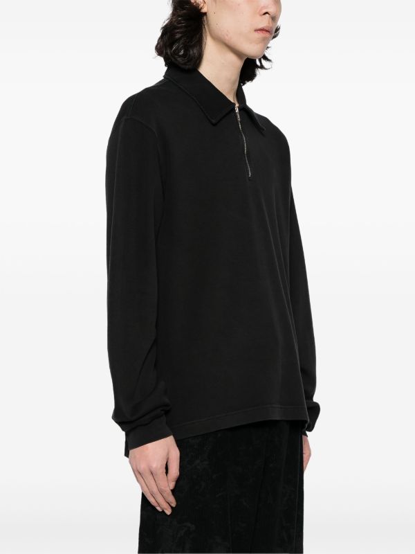 Shop Our Legacy Men Lad Sweatshirt In Worn Black Athletic Rib