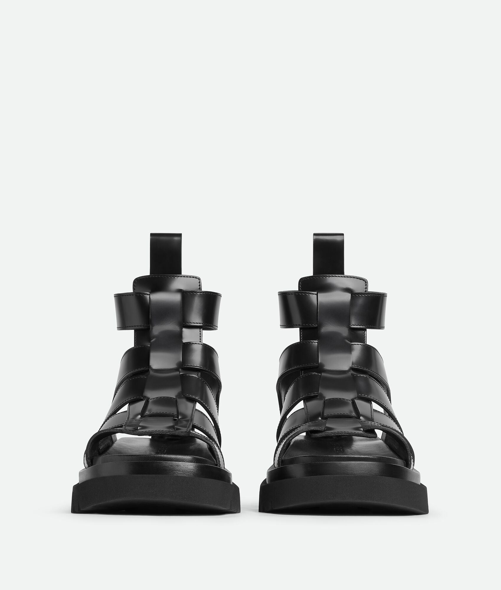 Shop Bottega Veneta Women Pelle Sandal In Black 1000