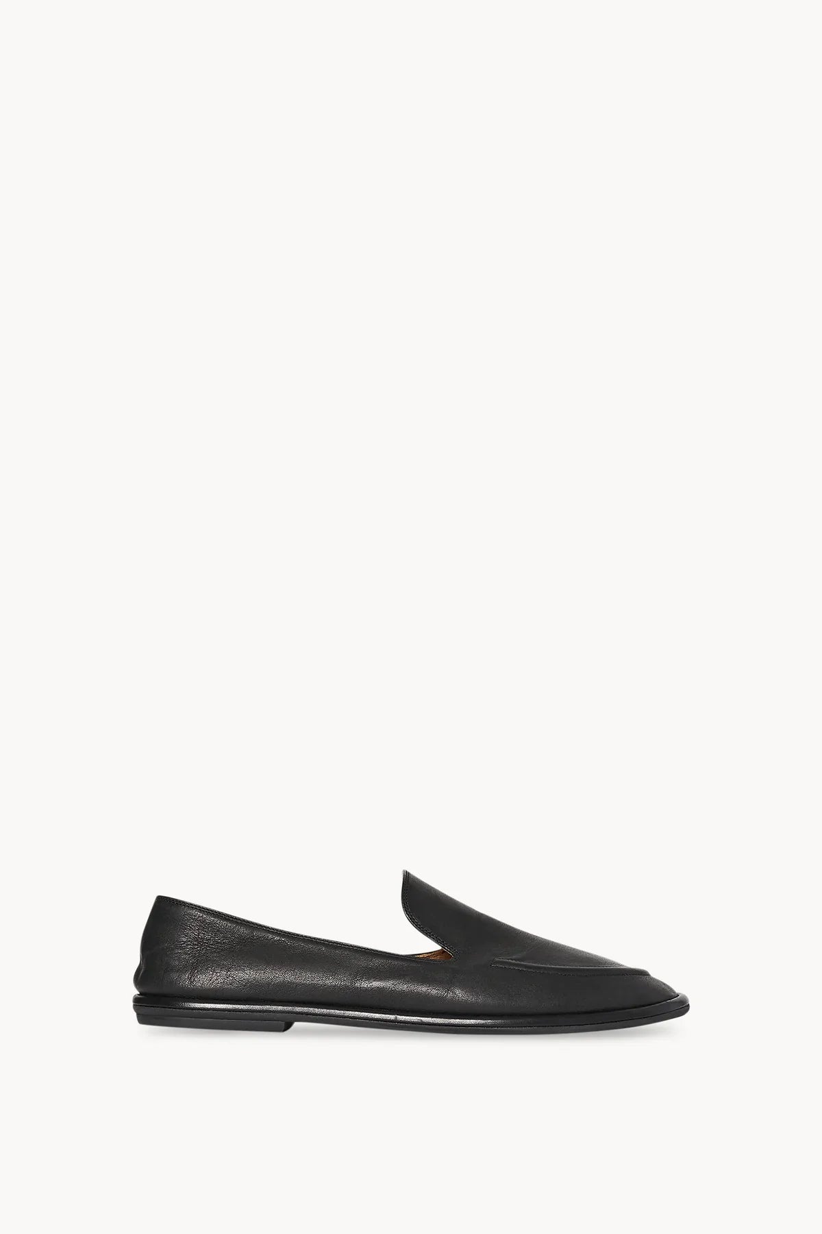The Row Women Canal Loafer Shoes In Black