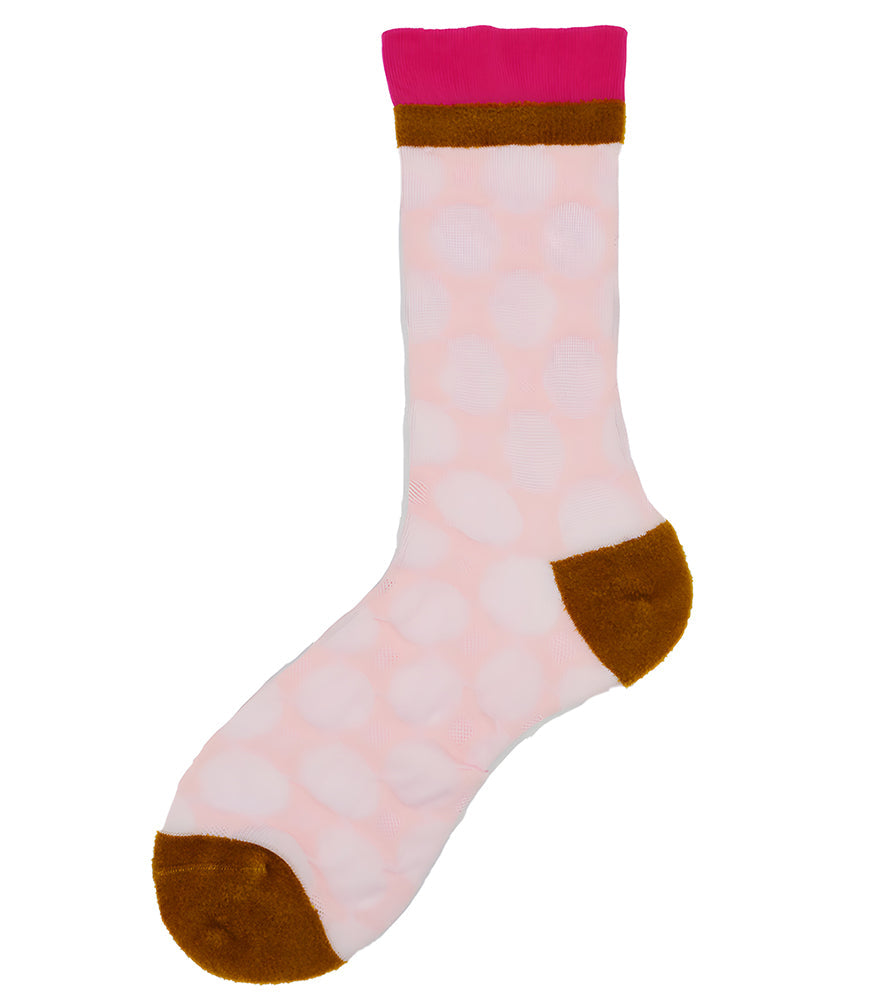 Alto Milano Cipola Selena Short Socks In Pink