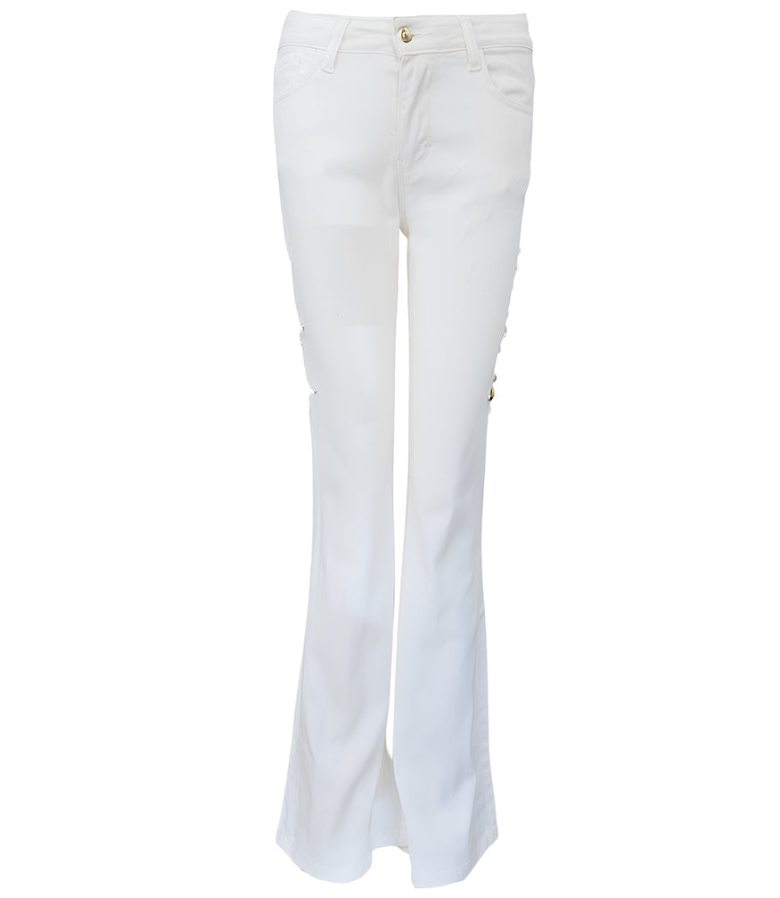Madison Maison ™ White Studded Jean