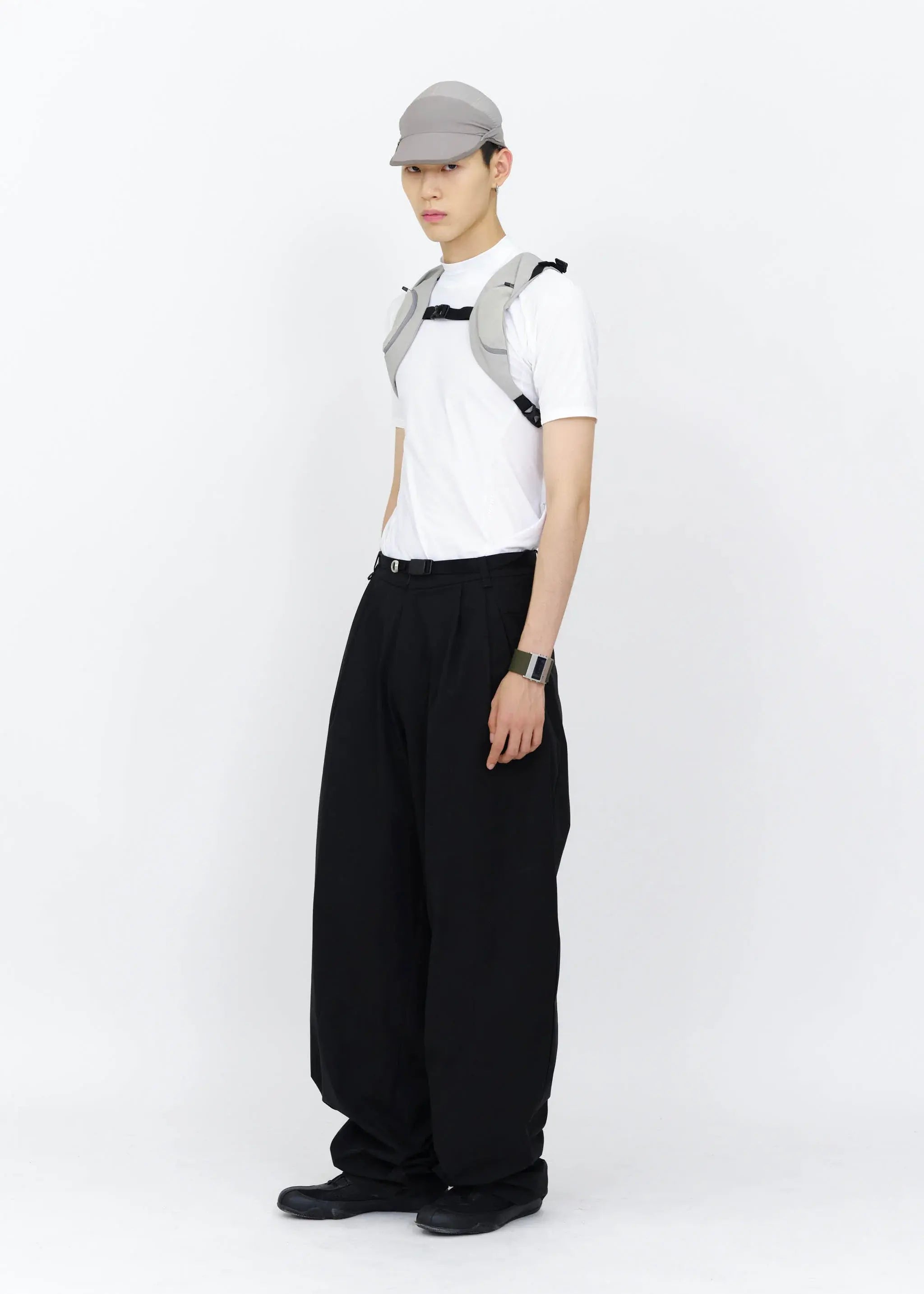Shop Hyein Seo Women W/ Belt Wide Pants In Black