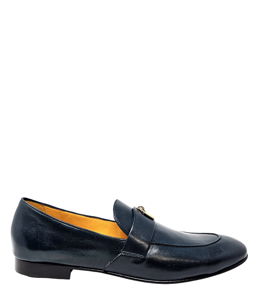 Madison Maison ™ Teal Lock Flat Loafer In Blue