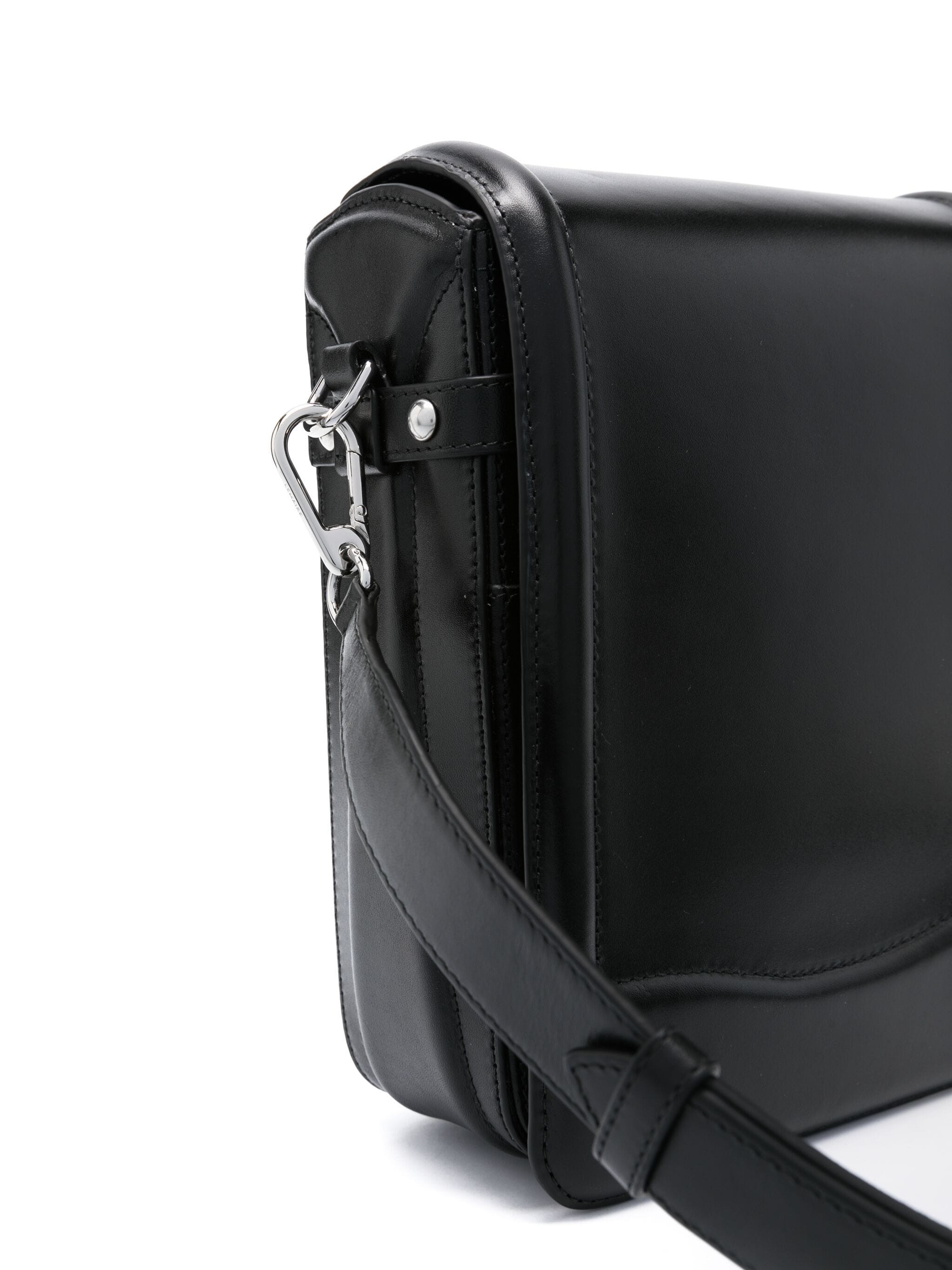 Shop Lemaire Unisex Classic Ransel Satchel In Bk999 Black