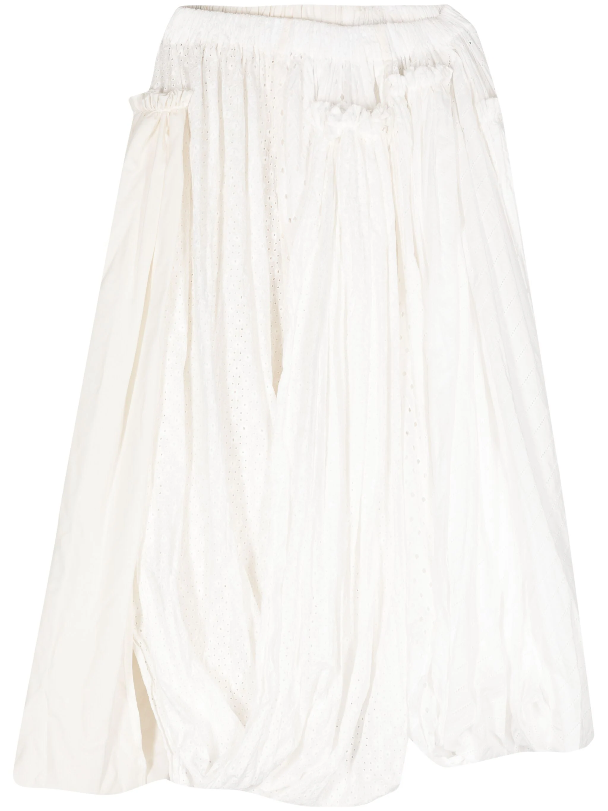 Tao Comme Des Garçons Tao Comme Des Garcons Women Layer Skirt Dress In White