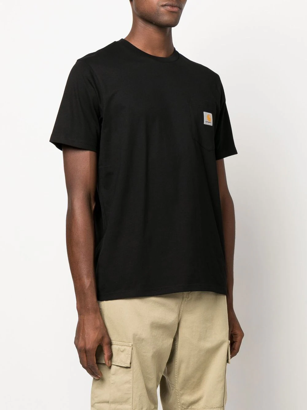 Shop Carhartt Wip Unisex S/s Pocket T-shirt In 89xx Black