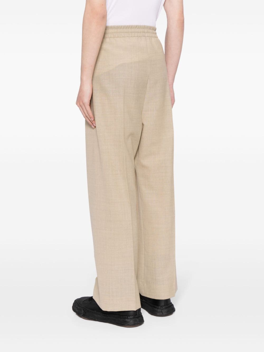 Shop Fear Of God Men Wool Canvas Wide Leg Pant In 230 Tan