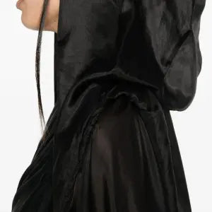 Shop Rick Owens Women Hooded Bubble Coat In 09 Black