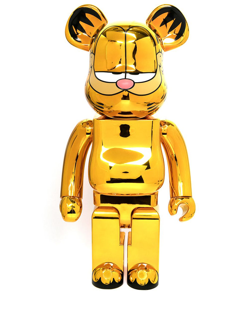 BE@RBRICK GARFIELD GOLD CHROME Ver. 1000% - NOBLEMARS