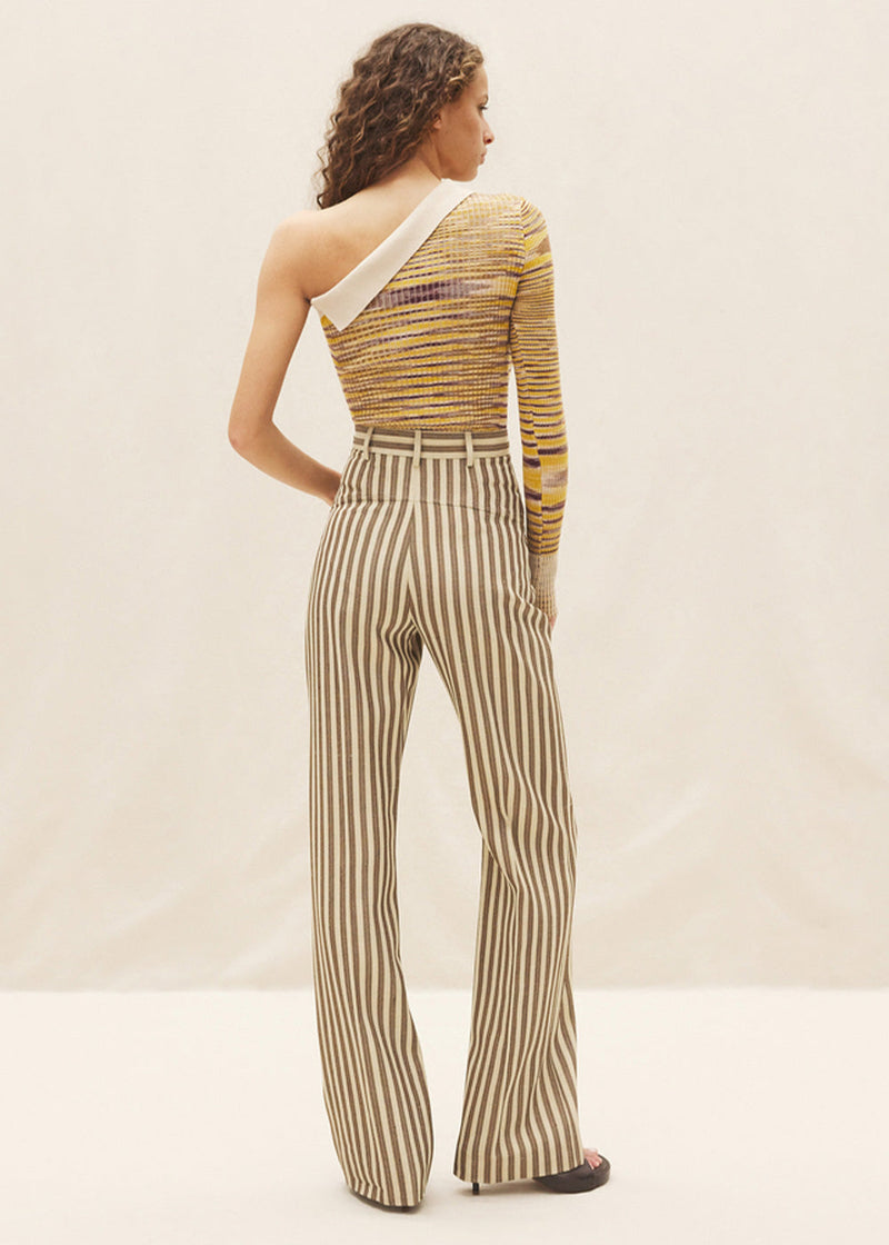 Jacquemus Beige & Brown 'Le Pantalon Sauge' Pants - NOBLEMARS