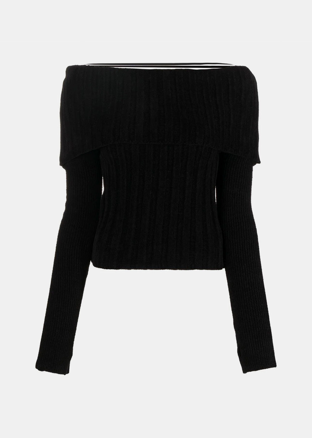 JACQUEMUS BLACK 'LA MAILLE DUCI' SWEATER