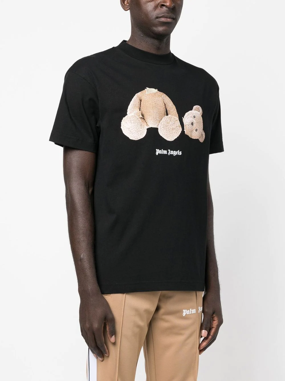 Palm Angels Black Kill The Bear T-shirt for Men