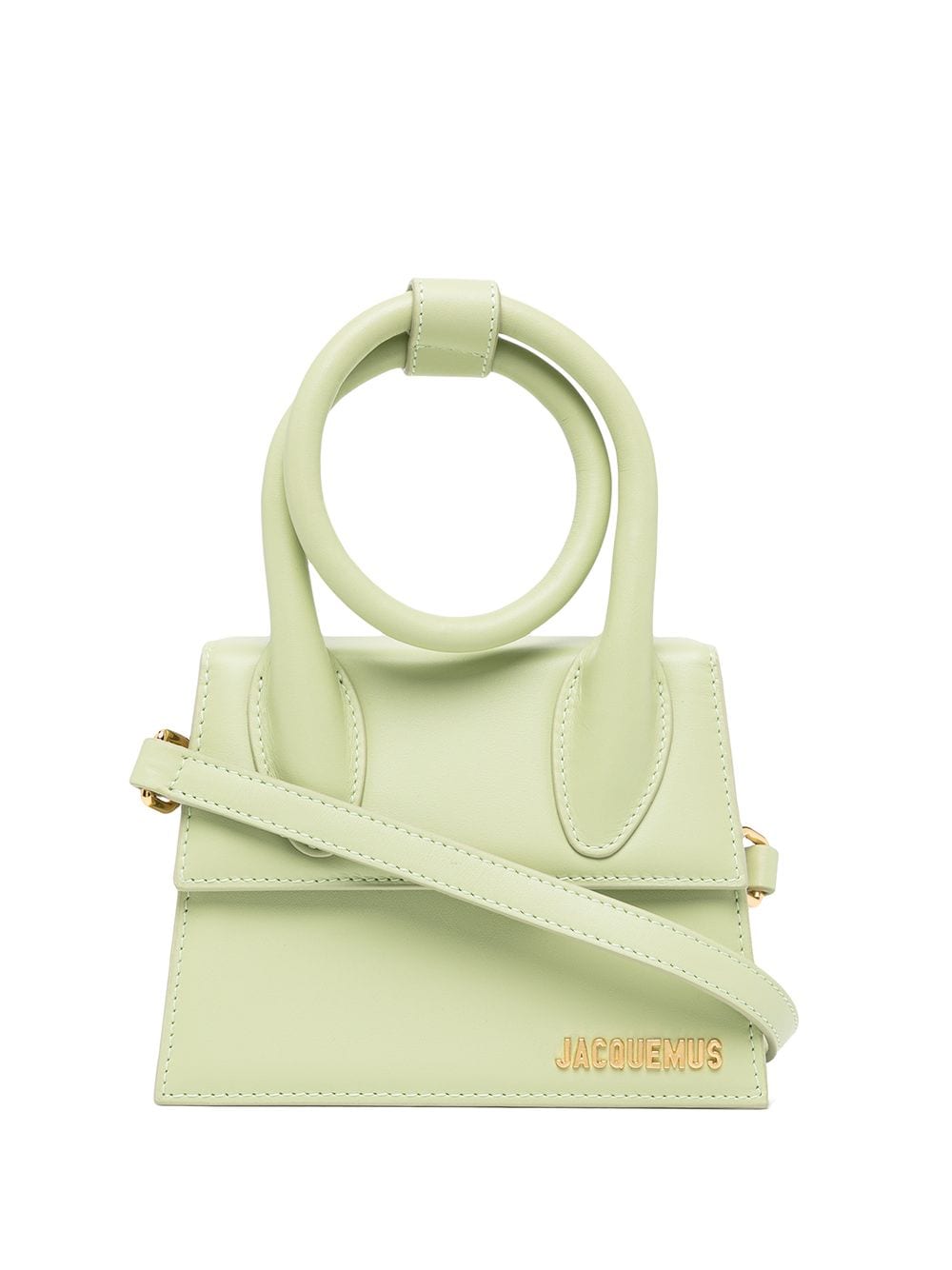 Jacquemus Le Chiquito Noeud Satchel In 510 Light Green