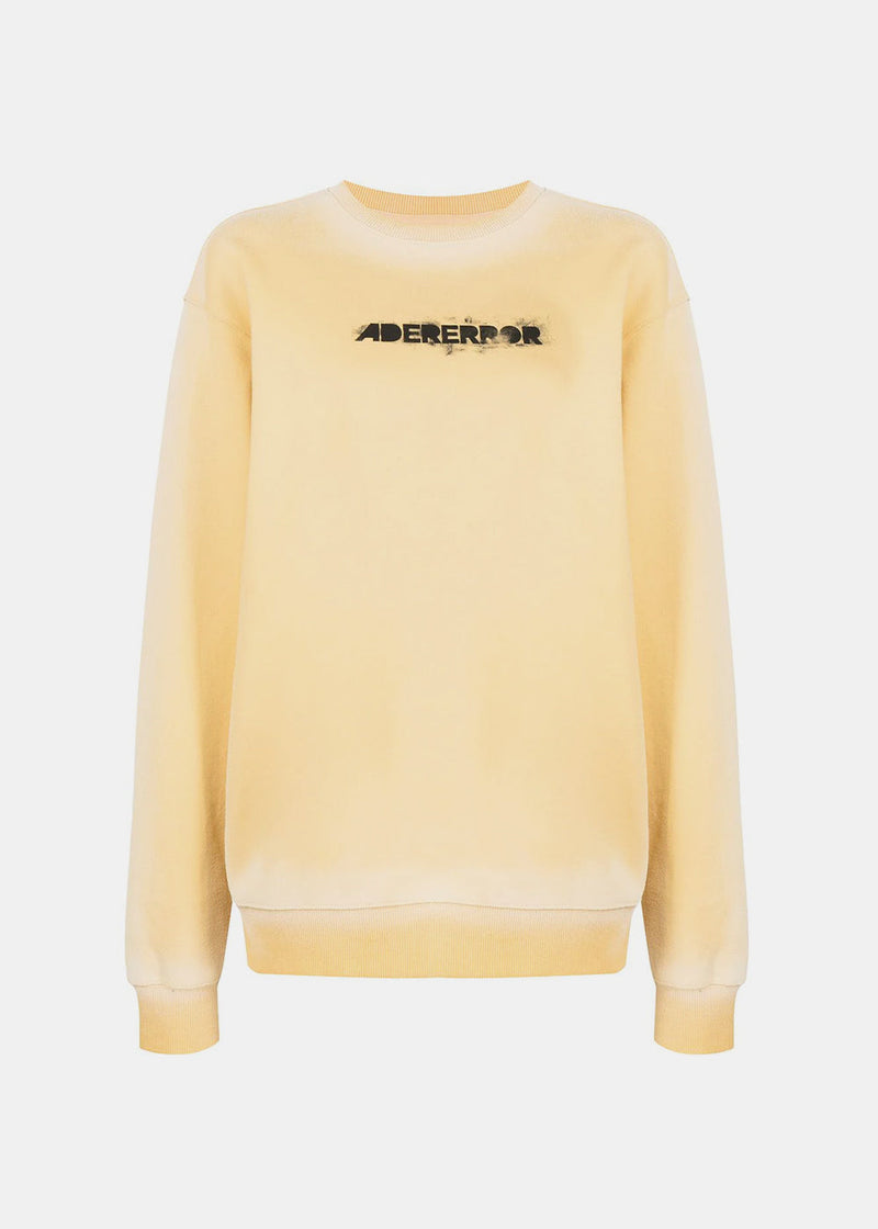 ADER ERROR spray sweat shirt yellow A1 | www.jarussi.com.br