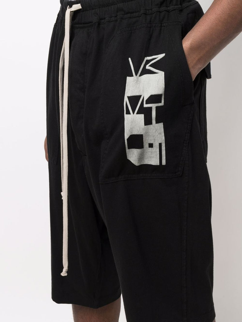 RICK OWENS DRKSHDW MEN RICK S BELA KNIT SHORTS - NOBLEMARS