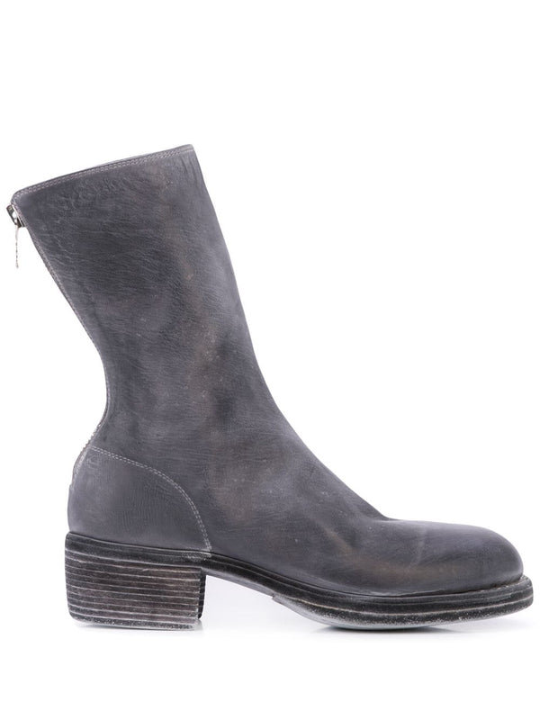 GUIDI 789Z BLKT Tall Back-zip Boots