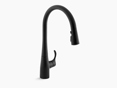 kohler simplice touchless pull down kitchen sink faucet