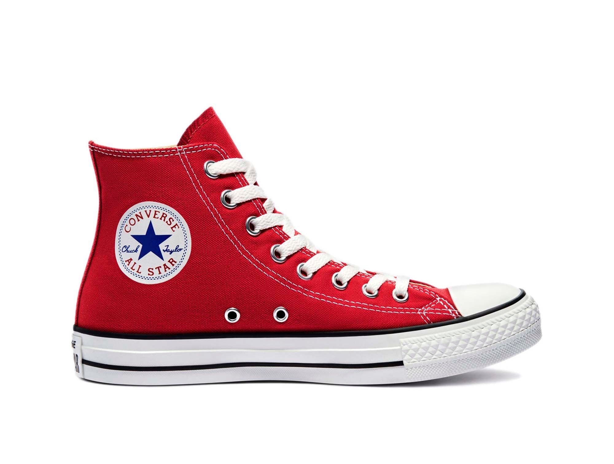 llevar a cabo Inspección Medio Zapatilla Converse Chuck Taylor Hi Hombre Rojo - Real Kicks