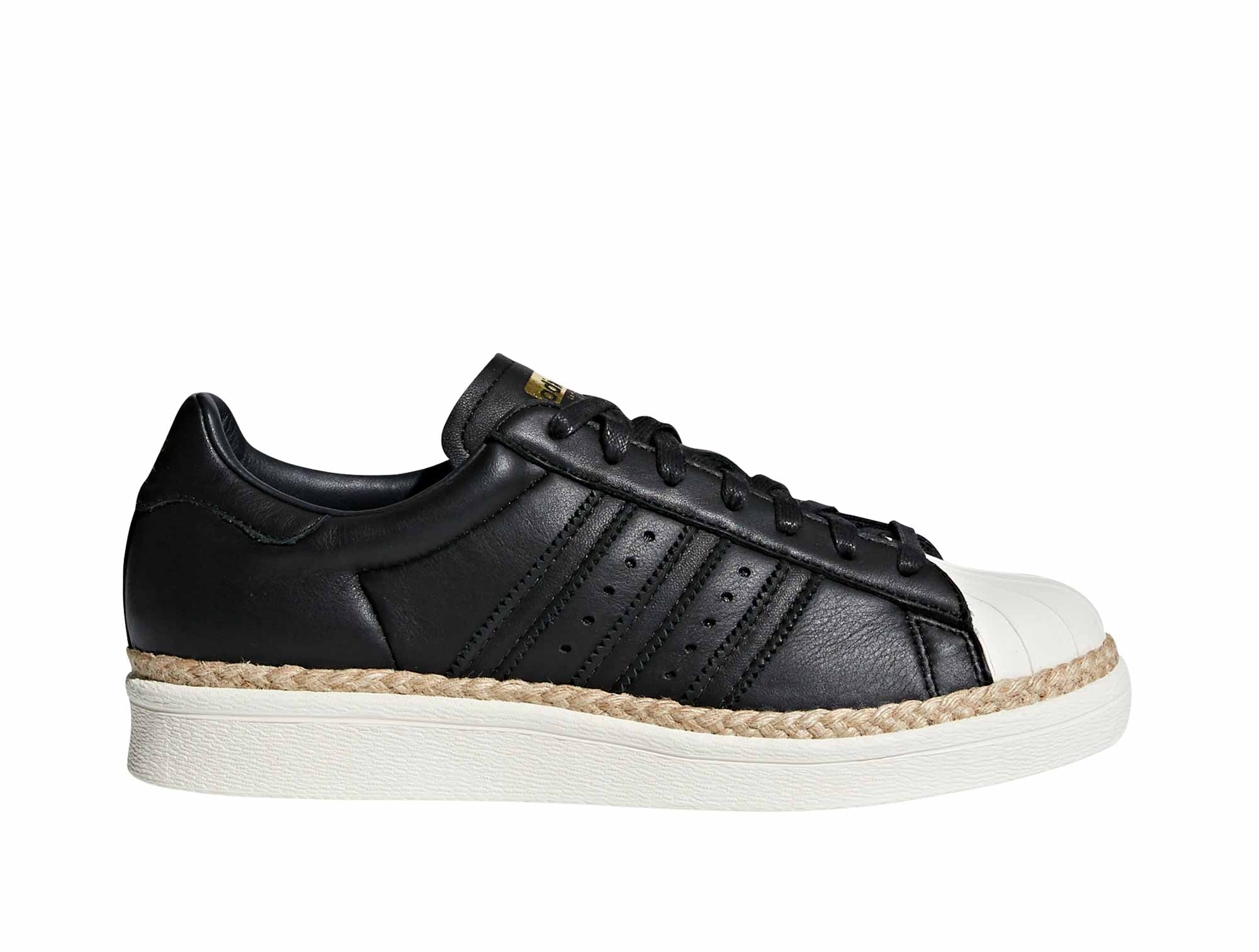 cortar a tajos bibliotecario Puerto marítimo Zapatilla Adidas Superstar 80S Bold Mujer Negro - Real Kicks