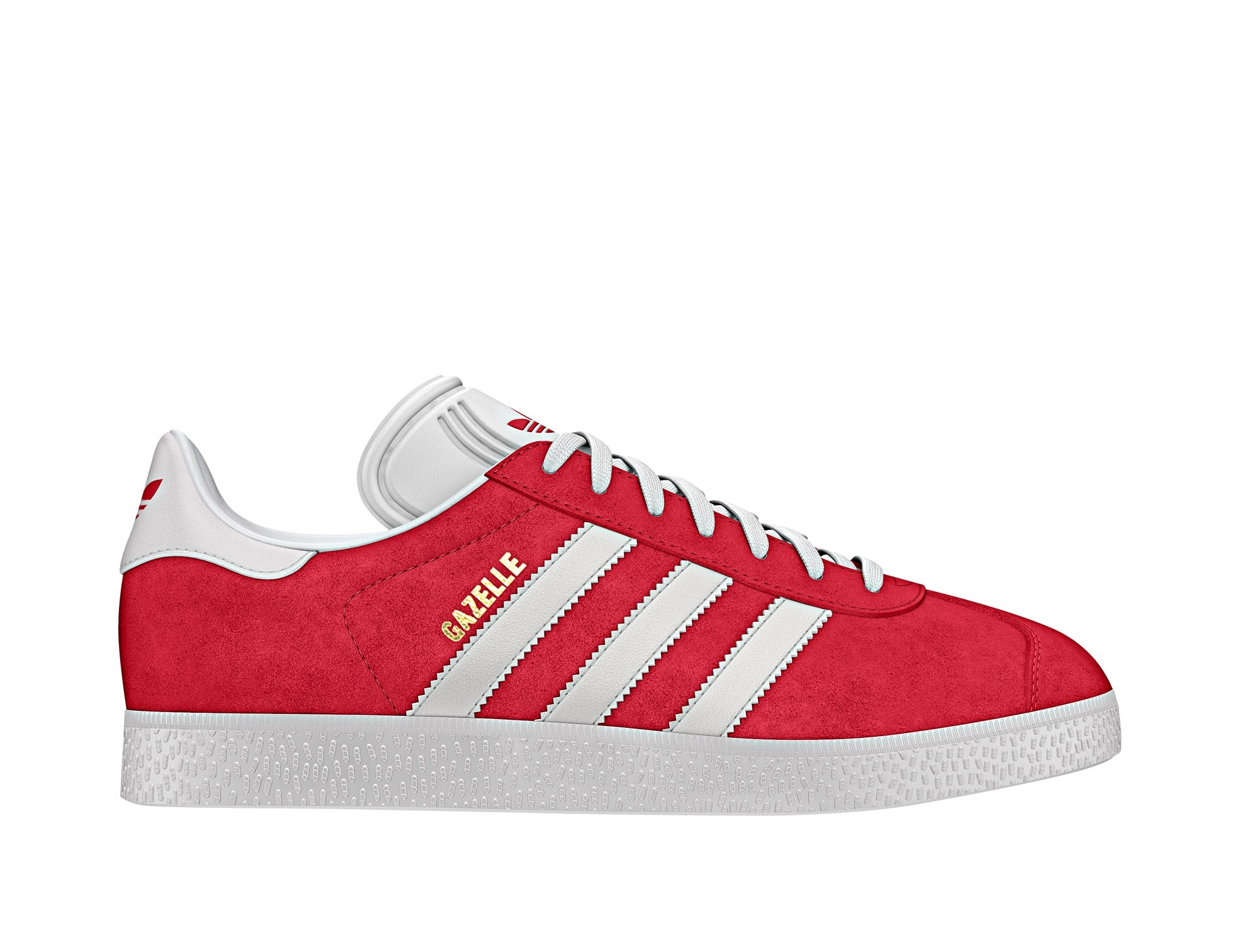 adidas gazelle hombre rojas