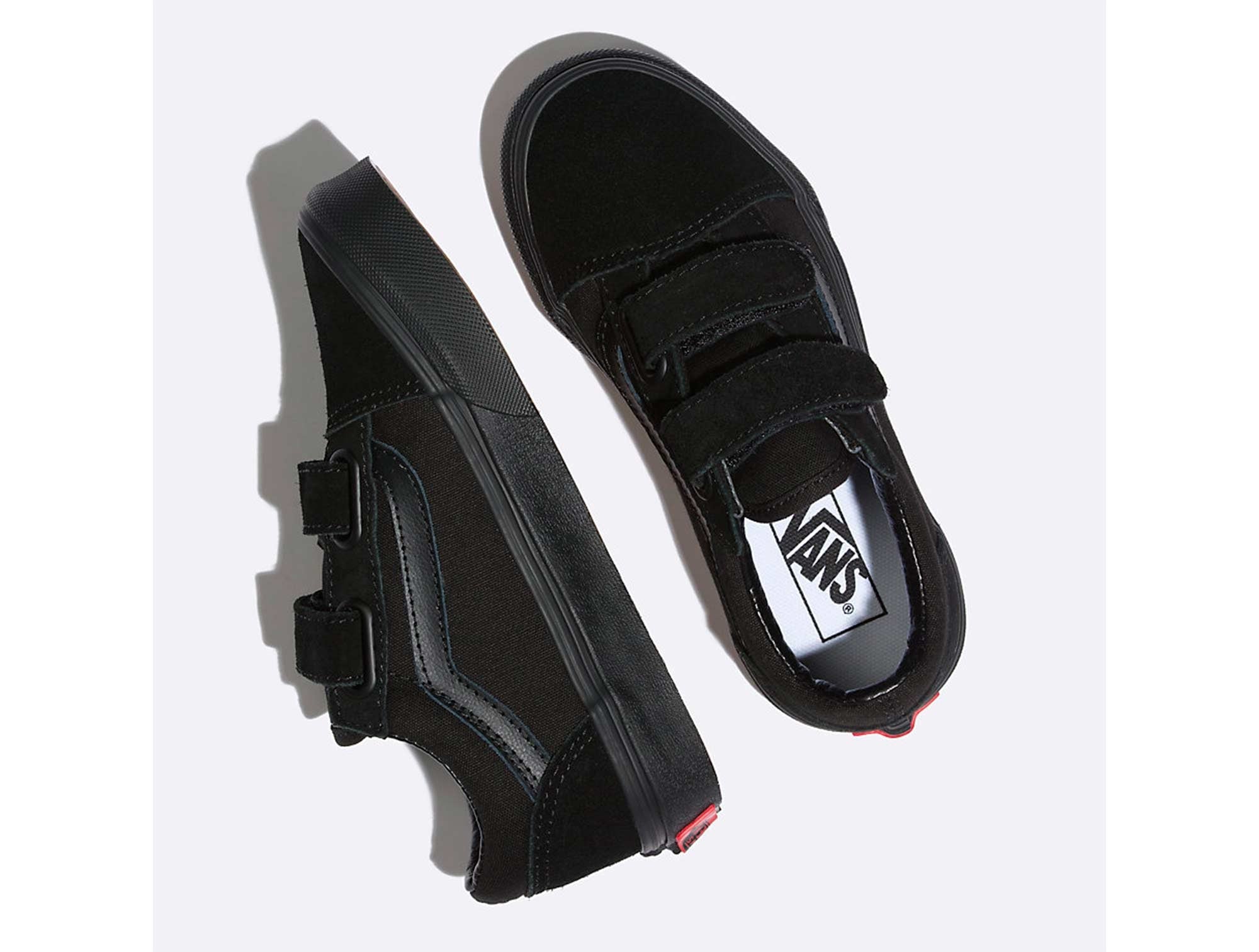 temerario descuento fertilizante Zapatilla Vans Old Skool Velcro Junior Negro - Real Kicks