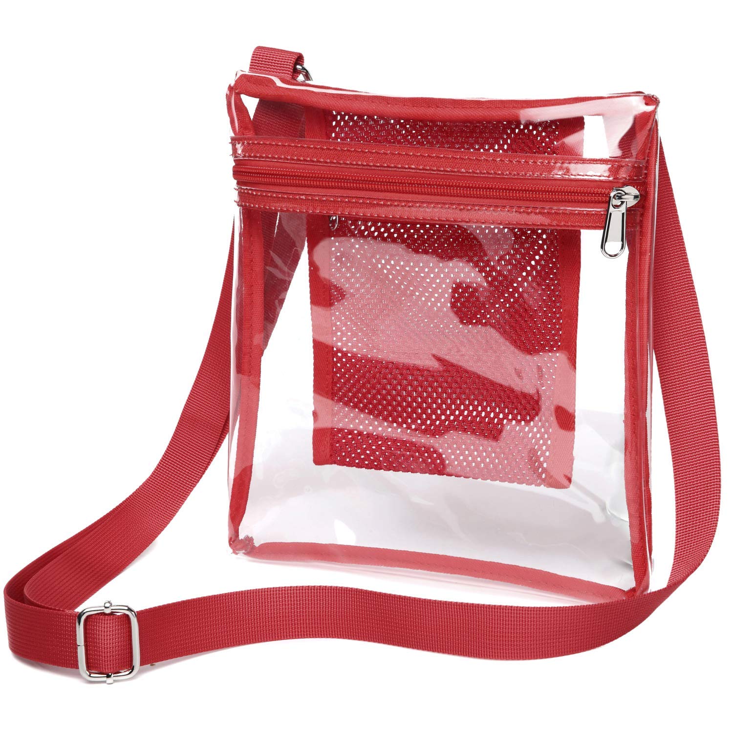 Clear Crossbody Bag Durable NFL Stadium Approved Bags w/ Adjustable Strap | eBay