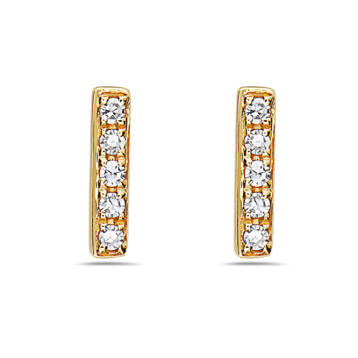 Diamond Bar Studs